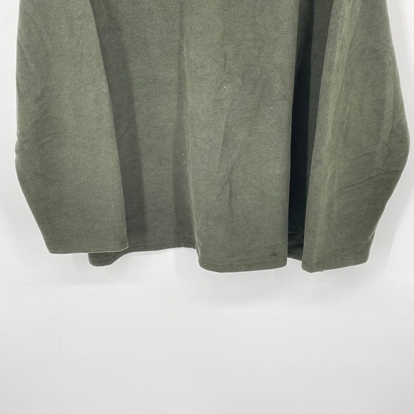 G.H. Bass & Co. Mens 3XLT‎ Olive Green Quarter Zip Pullover Sweater - Picture 6 of 6